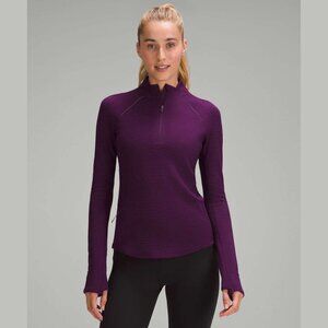 NWOT Lululemon Ventscape Half-Zip Long-Sleeve Shirt Dramatic Magenta Size 12